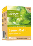 Planet Organic Org Lemon Balm Herbal Tea X 25 Tea Bags