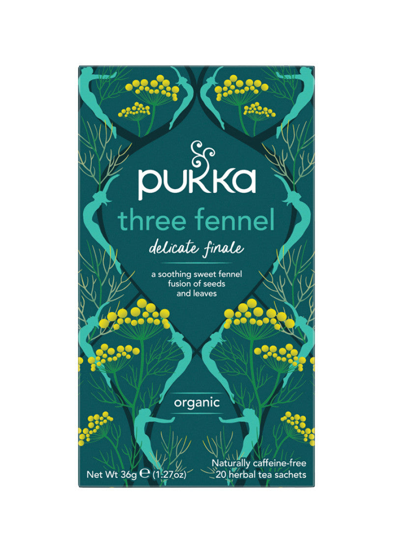 Pukka Org Three Fennel X 20 **sell Through**