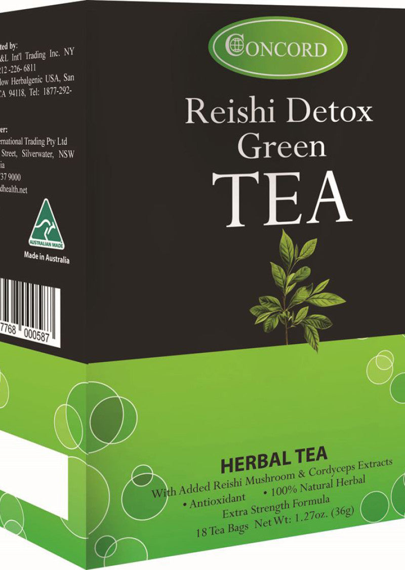 Concord Reishi Detox Green Tea **sell Through**