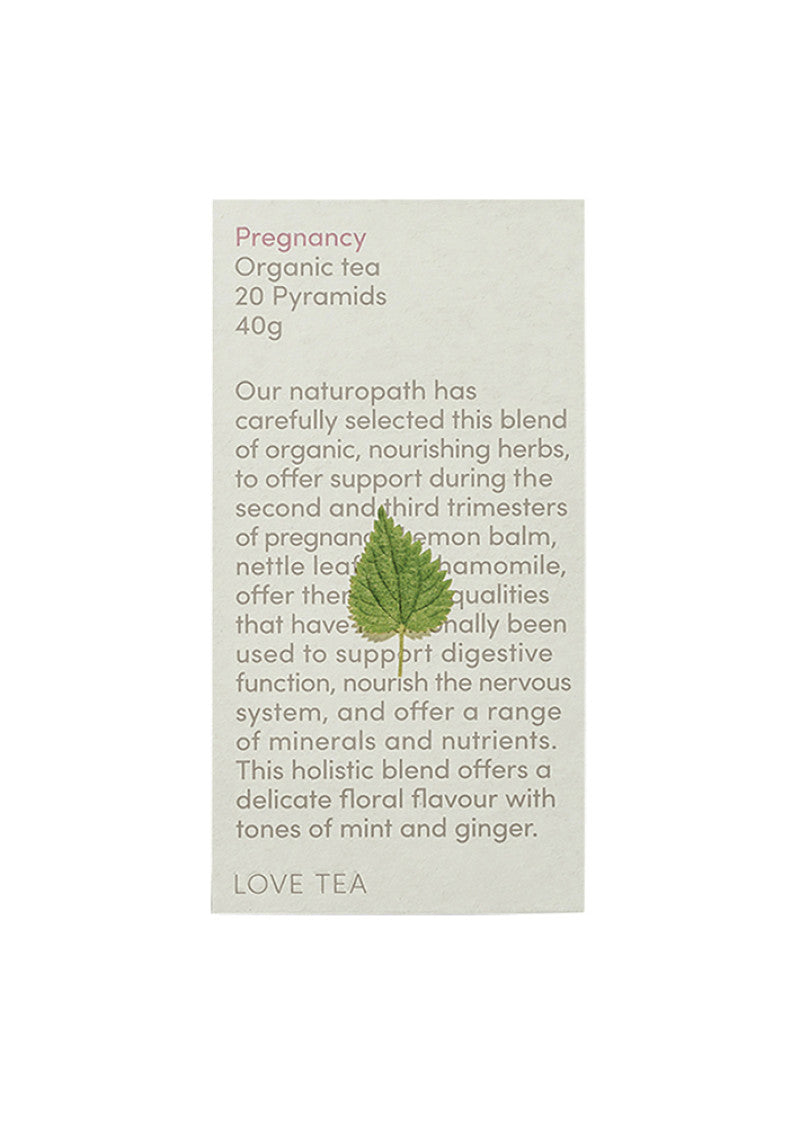 Love Tea Organic Pregnancy X 20 Pyramids