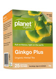 Planet Organic Org Ginkgo Plus Herbal Tea X 25 Tea Bags