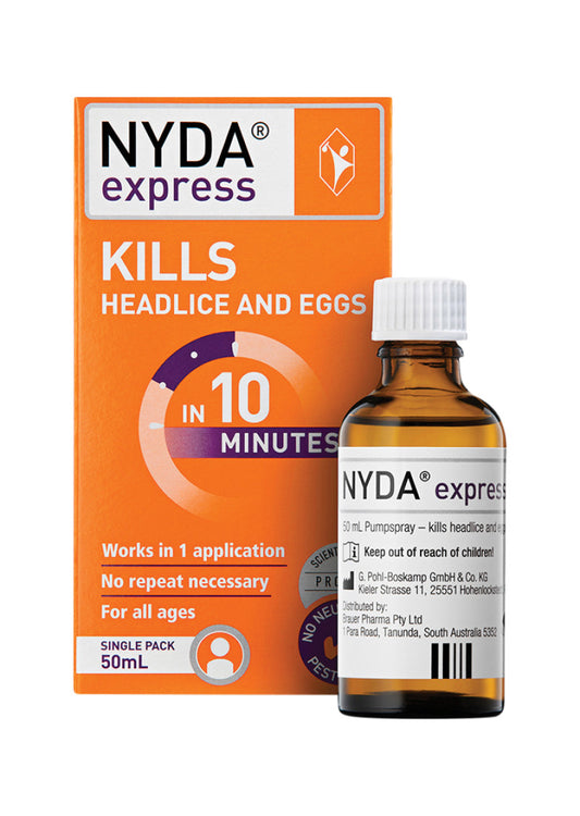 Nuchev Nyda Express (kills Headlice And Eggs) 50ml