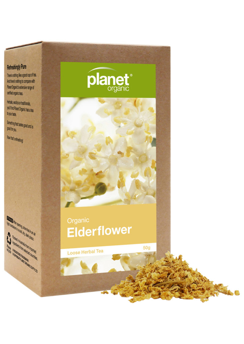 Planet Organic Org Elderflower Loose Leaf Tea 50g