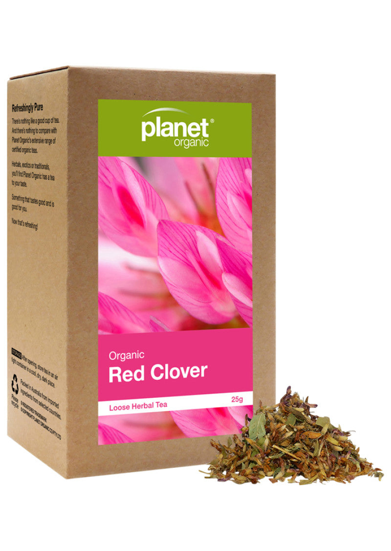 Planet Organic Org Red Clover Loose Leaf Tea 25g
