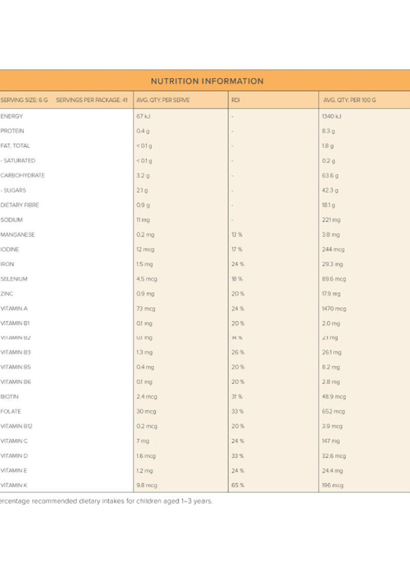 Nutra Organics Kids | Veggie Hero 125g