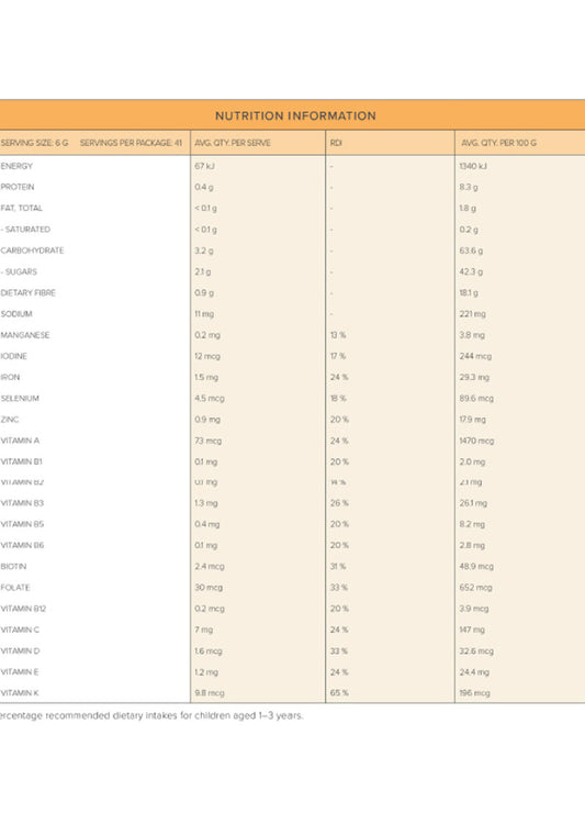 Nutra Organics Kids | Veggie Hero 125g