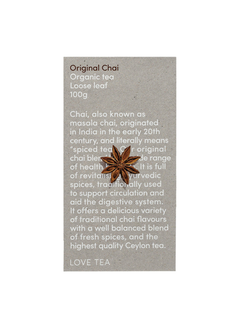 Love Tea Organic Original Chai Loose Leaf 100g