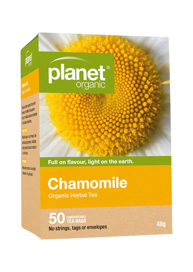 Planet Organic Org Chamomile Herbal Tea X 50 Tea Bags