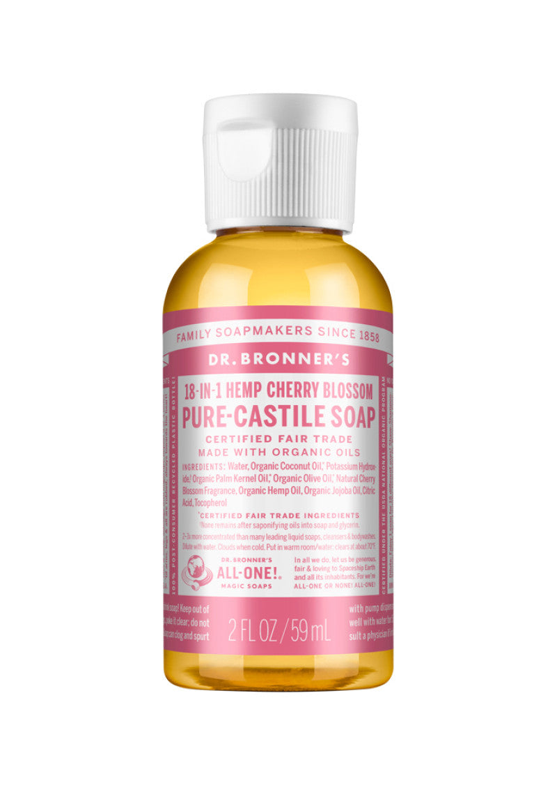 Dr. Bronners Pure Castile Soap Liq (hemp) Cherry Bloss 59ml