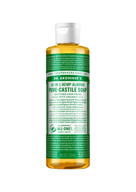 Dr. Bronner's Pure Castile Liq Magic Soap Almond 237ml