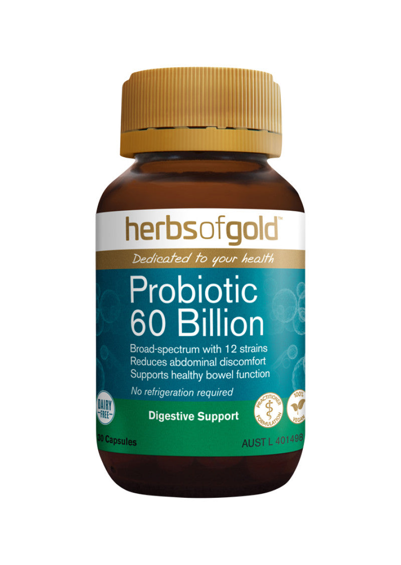 Herbs Of Gold Probiotic 60 Billion 30c