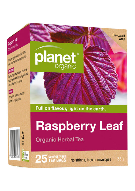 Planet Organic Org Raspberry Leaf Tea X 25 Tea Bags