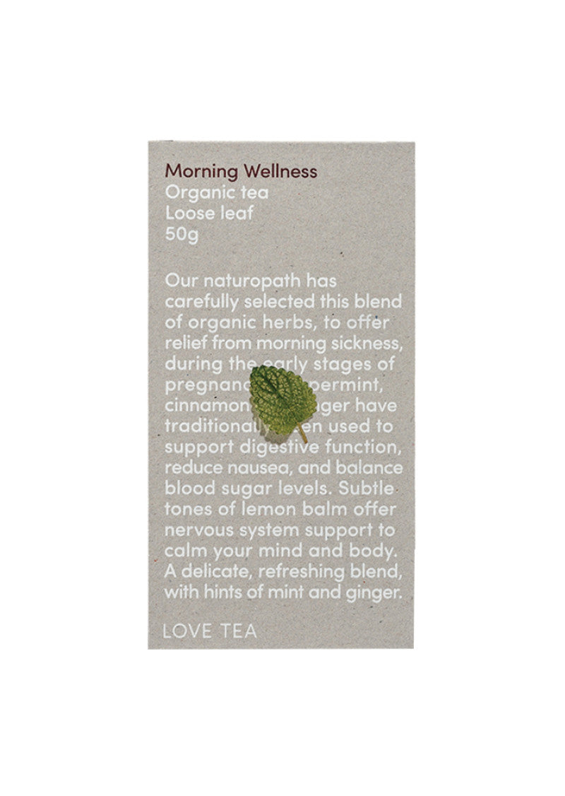 Love Tea Organic Morning Wellness Loose Leaf 50g