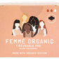Femme Organic Org Reusable Pad Black