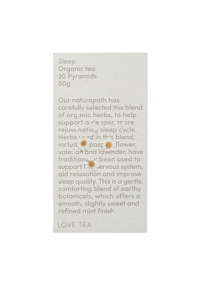 Love Tea Organic Sleep X 20 Pyramids
