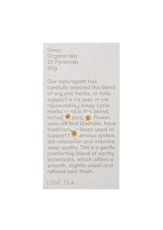 Love Tea Organic Sleep X 20 Pyramids