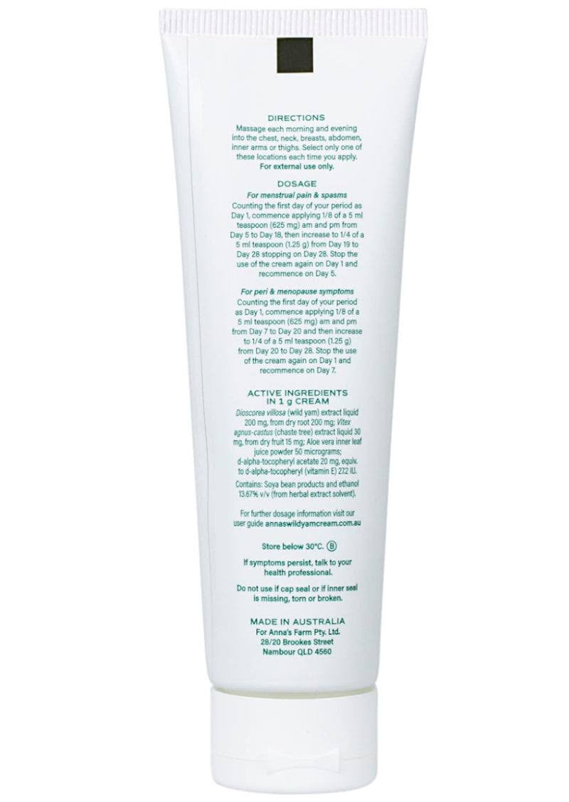Anna's Wild Yam Cream Tube | The Original from Australia