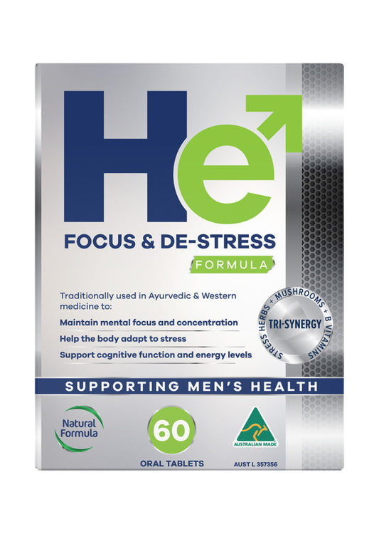 Martin Pleasance HE Focus and De Stress Formula 60t