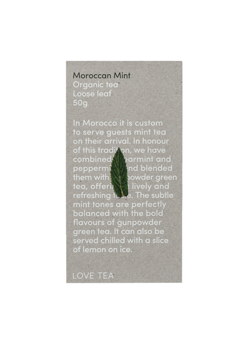 Love Tea Organic Moroccan Mint Loose Leaf 50g