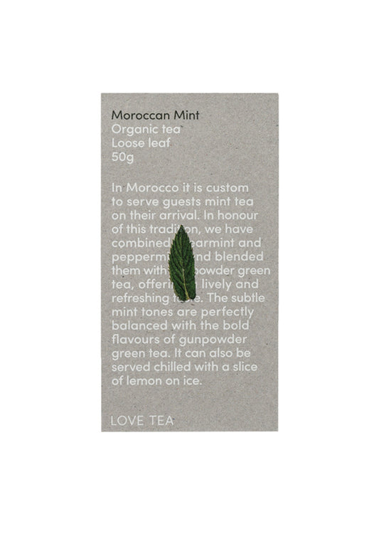 Love Tea Organic Moroccan Mint Loose Leaf 50g