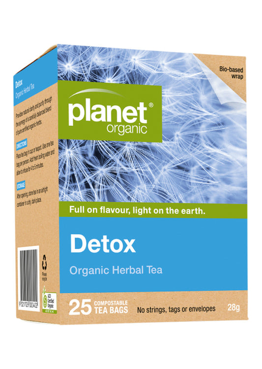 Planet Organic Org Detox Herbal Tea X 25 Tea Bags