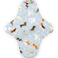 Hannah Pad Org Cotton Reusable Cloth Pad Pantyliner Extra Grip x 2 Pack