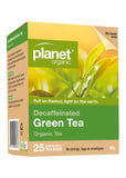 Planet Organic Org Green Tea Decaffeinated X 25 Tea Bags
