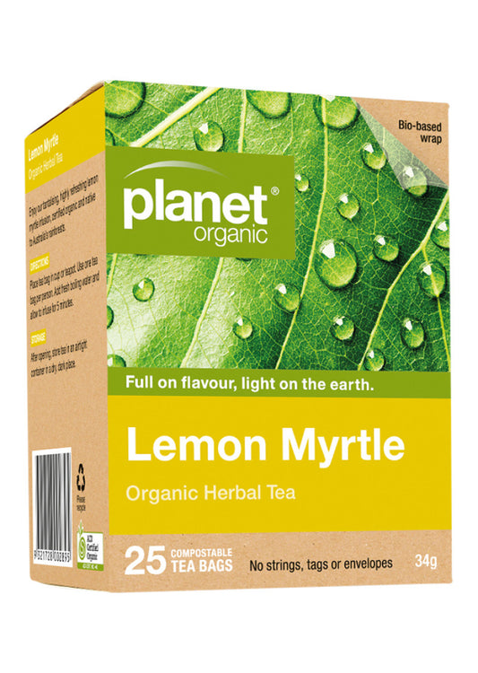 Planet Organic Org Lemon Myrtle Herbal Tea X 25 Tbags