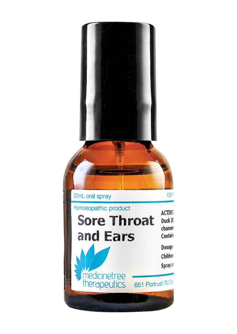 Medicine Tree Acute Sore Throat & Ears Oral Spray 20ml