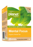 Planet Organic Org Mental Focus Herbal Tea X 25 Tea Bags