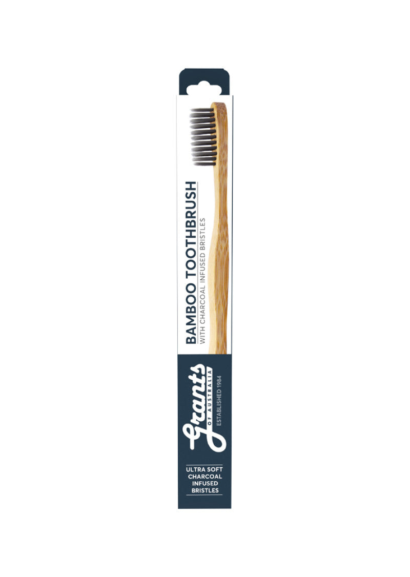 Grants Toothbrush Bamboo Charcoal Brist Adult Ult Soft