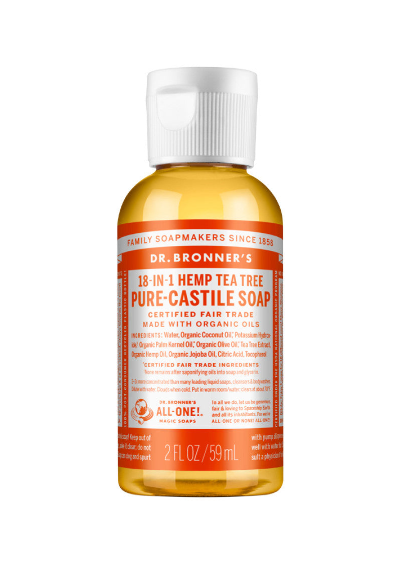 Dr. Bronners Pure Castile Liq Magic Soap Tea Tree 59ml