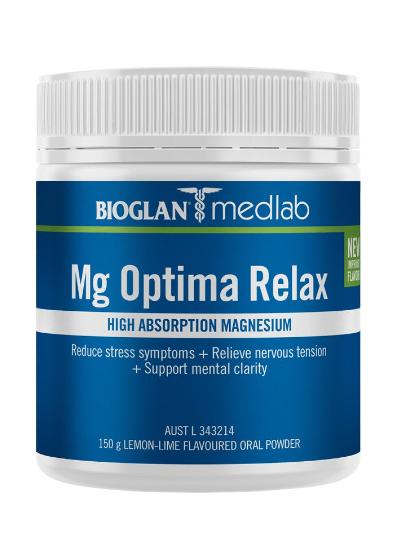 Bioglan Medlab Mg Optima Relax *sell Thru, New Sku 2827378*