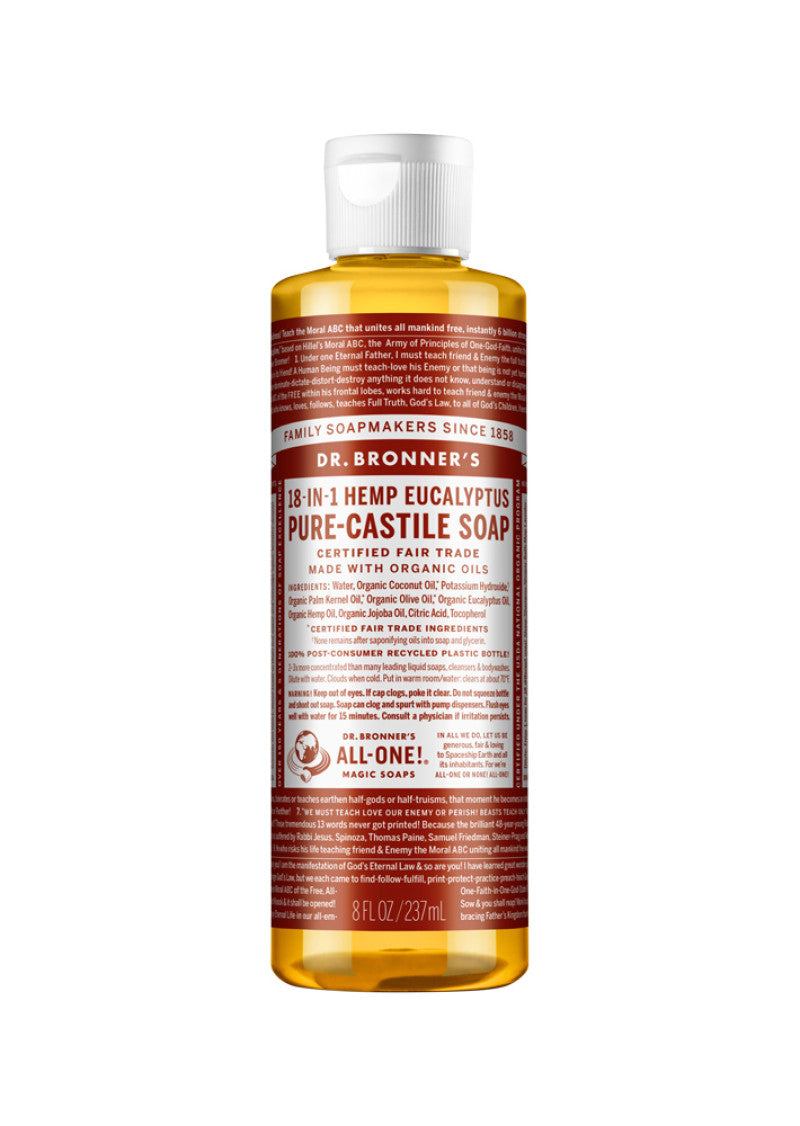 Dr. Bronners Pure Castile Liq Magic Soap Eucalyptus 237ml