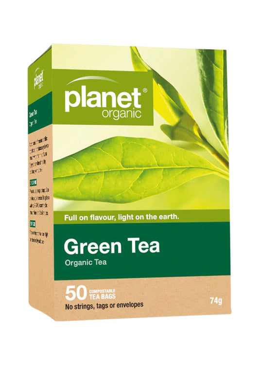 Planet Organic Org Green Tea X 50 Tea Bags