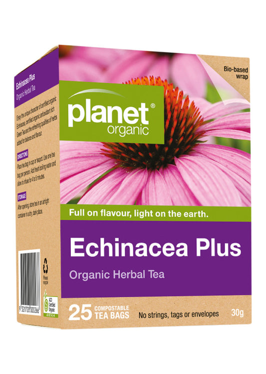 Planet Organic Org Echinacea Herbal Tea X 25 Tea Bags