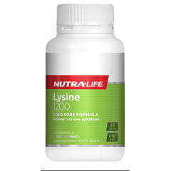 Nutra Life Lysine 1200 | Cold Sore Formula