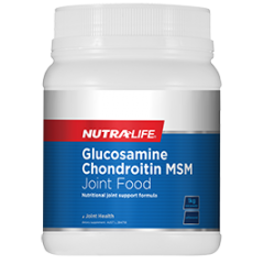 Nutrlife Glucosamine Chondroitin MSM Joint Food | Unflavoured 