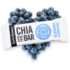 Health Discovery Chia Bar - Blueberry & Manuka Honey