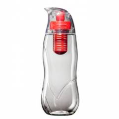 Ecobud Little Penguin Alkaline Water Filter Bottle - 700ml Red