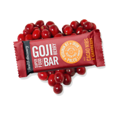 Health Discovery Goji Berry Bar - Cacao Nibs & Cranberry