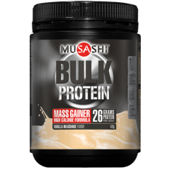 Musashi BULK Mass Gain Protein Powder - Vanilla