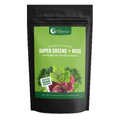 Nutra Organics Super Greens + Reds Powder