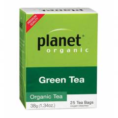Planet Organic Green Tea - Herbal Teabags