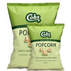 Cobs Natural Popcorn - Lightly Salted, Slightly Sweet