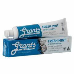 Grants Toothpaste | Fresh Mint with Tea Tree