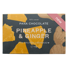 Pana Chocolate Pineapple & Ginger - Raw Organic Handmade